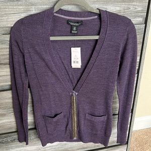 Merino cardigan with beaded embellishments new with tags by Banana Republic